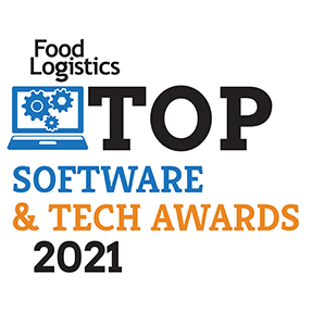 Food Logistics top software & tech awards 2021 logo