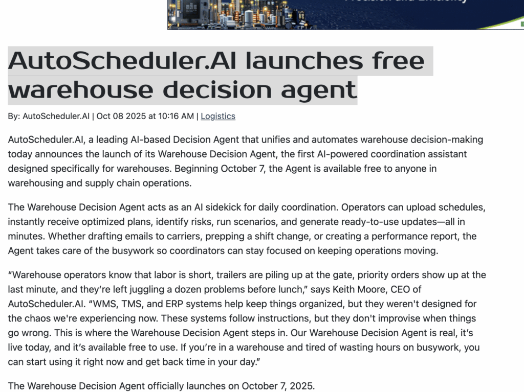 autoscheduler in the news