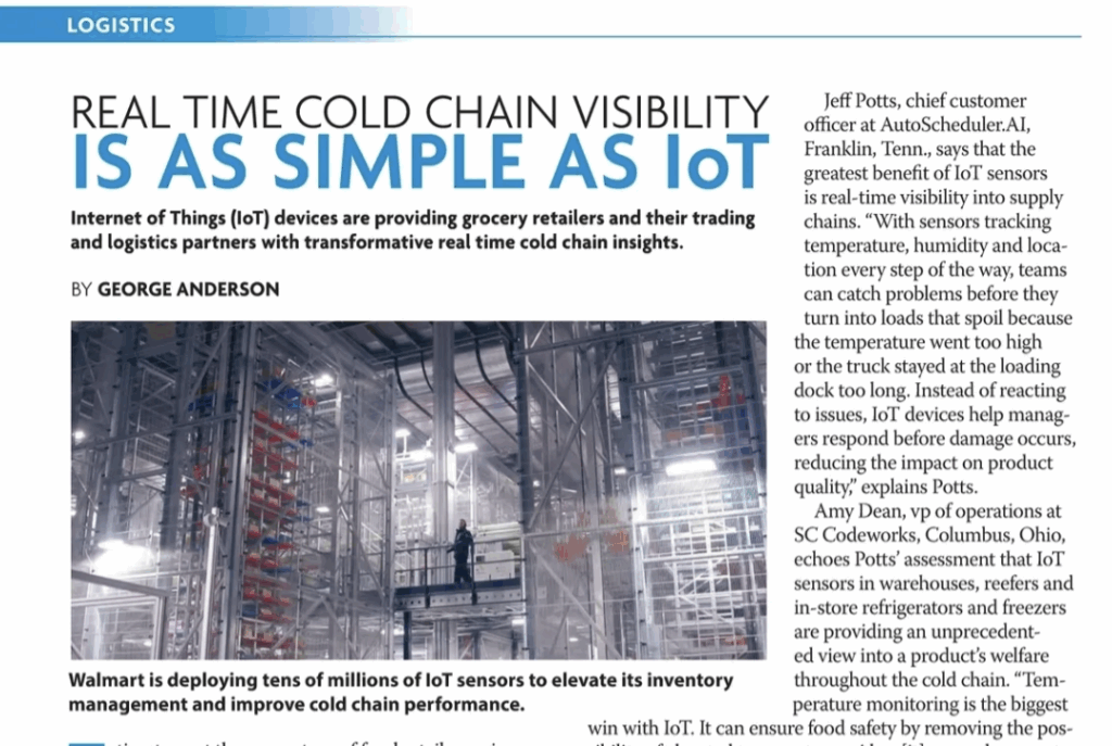 Real Time Cold Chain Visibility is as Simple as IoT