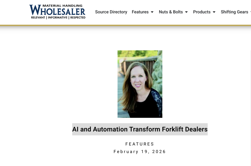 AI and Automation Transform Forklift Dealers