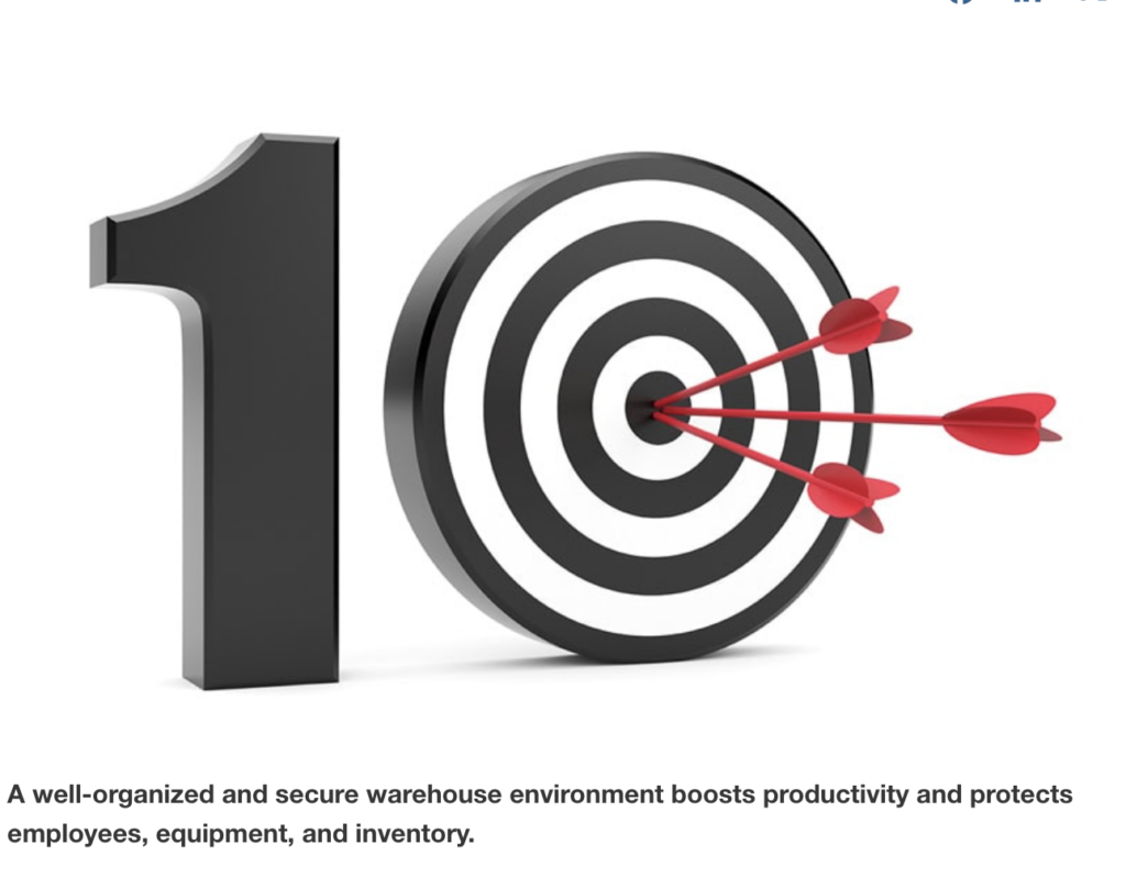 10 Tips for Improving Warehouse Safety and Productivity